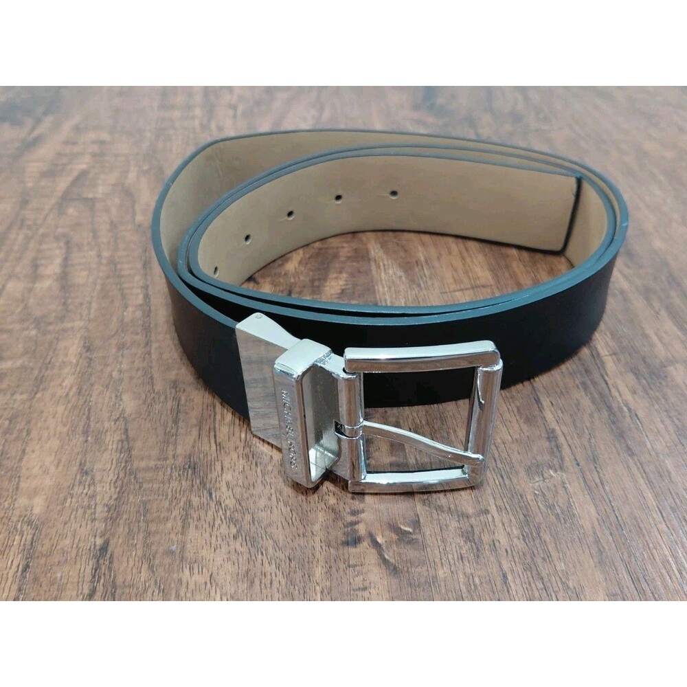 Michael kors belt Men's Genuine Leather 1 size Black